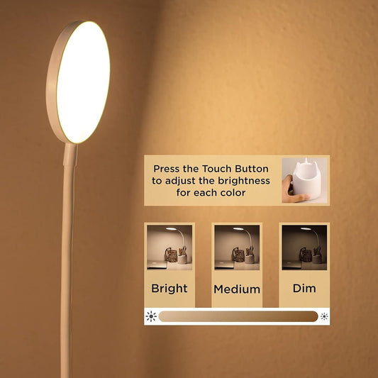 360° Rotating Study Table Light With Pen Holder