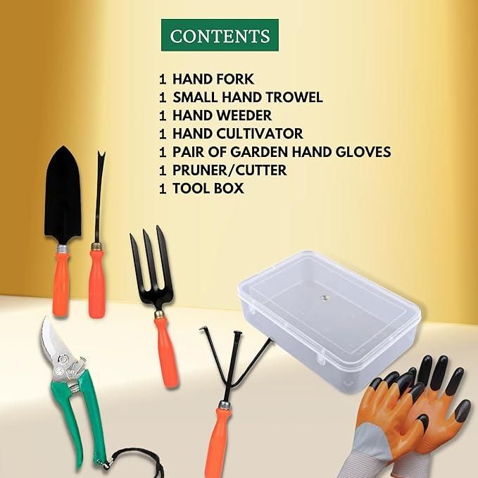 6 in 1 Garden Tools with Box